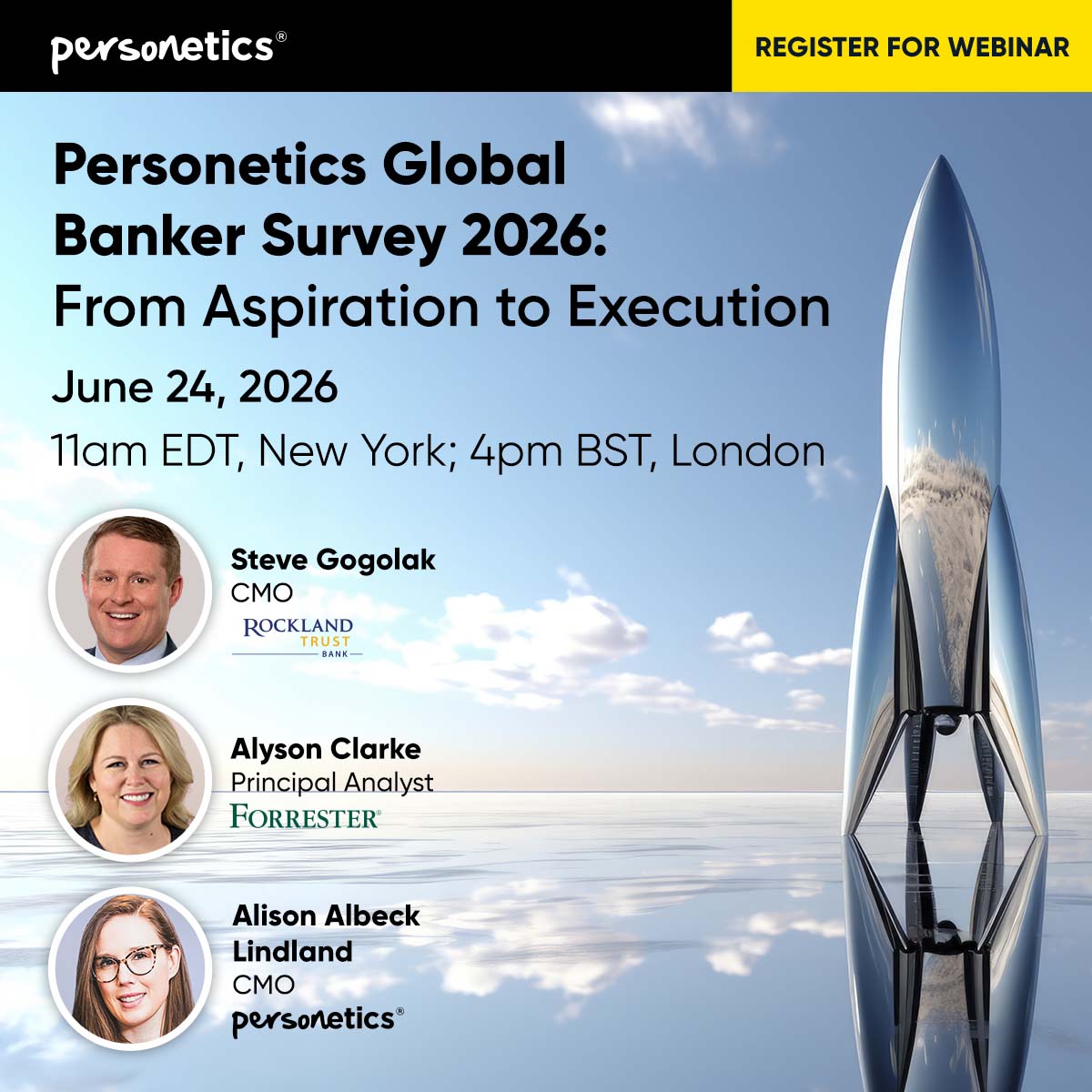 Join Personetics 2026 Global Banker Survey Webinar: From Aspiration to Execution
