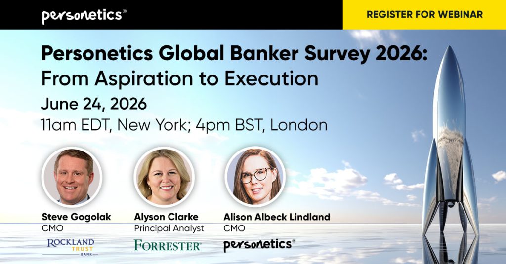 Join Personetics 2026 Global Banker Survey Webinar: From Aspiration to Execution